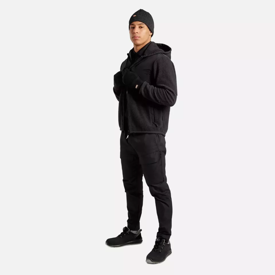 Portwest KX371BKR, KX3 Borg Fleece, Black, image 5, gallery thumbnail