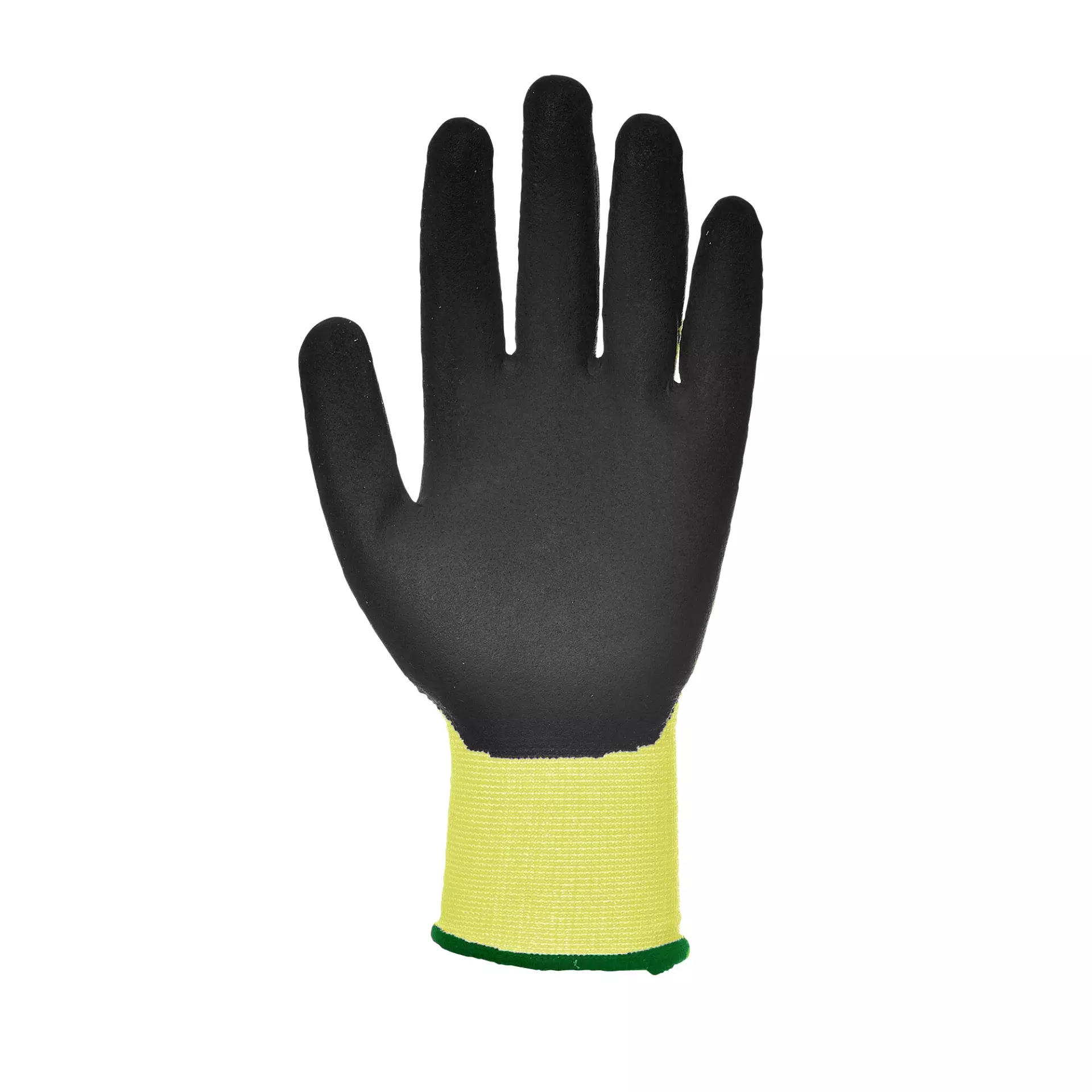 Portwest A625Y8R, Cut D13 PU Viz-Tex Glove, Yellow/Black, image 2