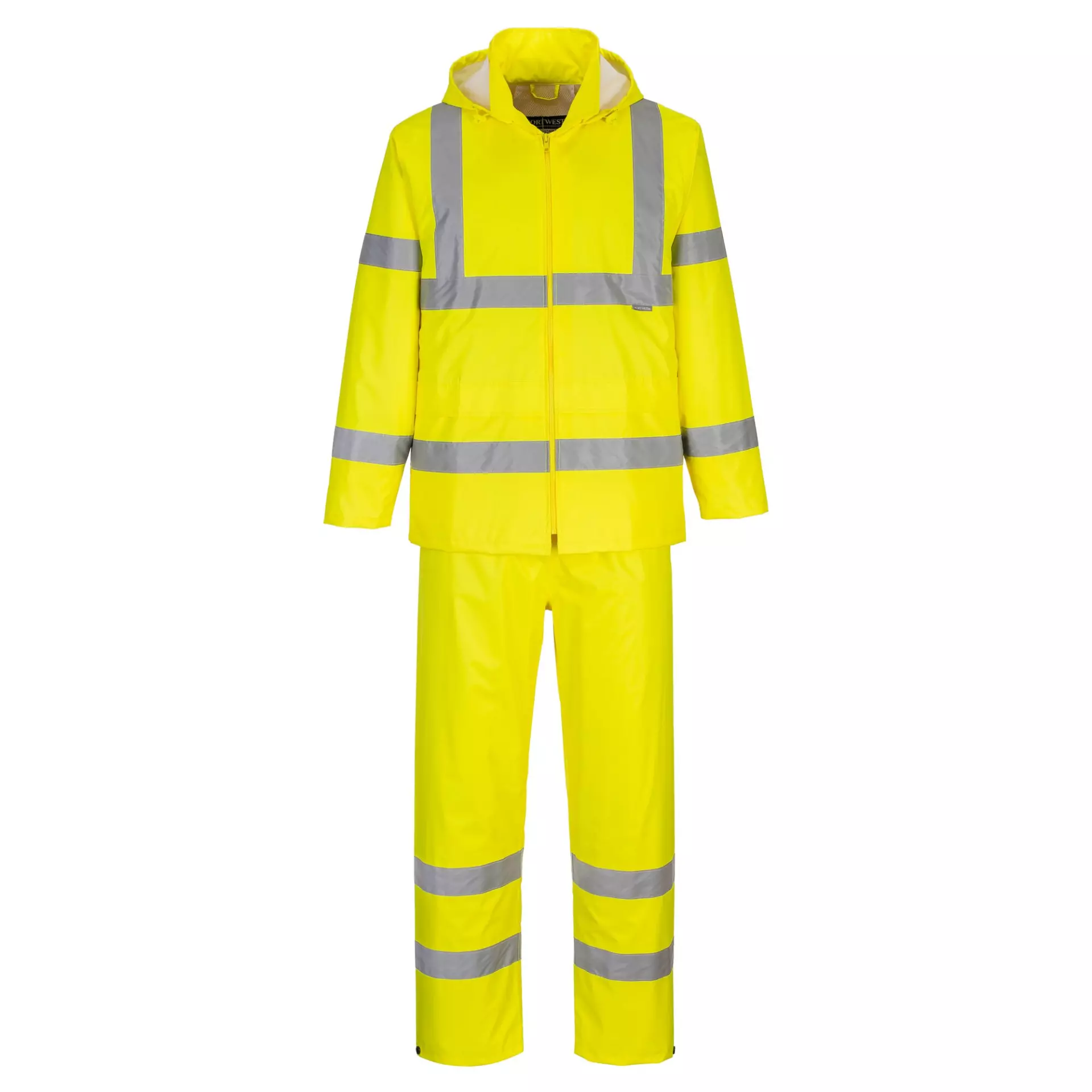 Portwest H448YER, Hi-Vis Packaway Rain Suit, Yellow, image 2