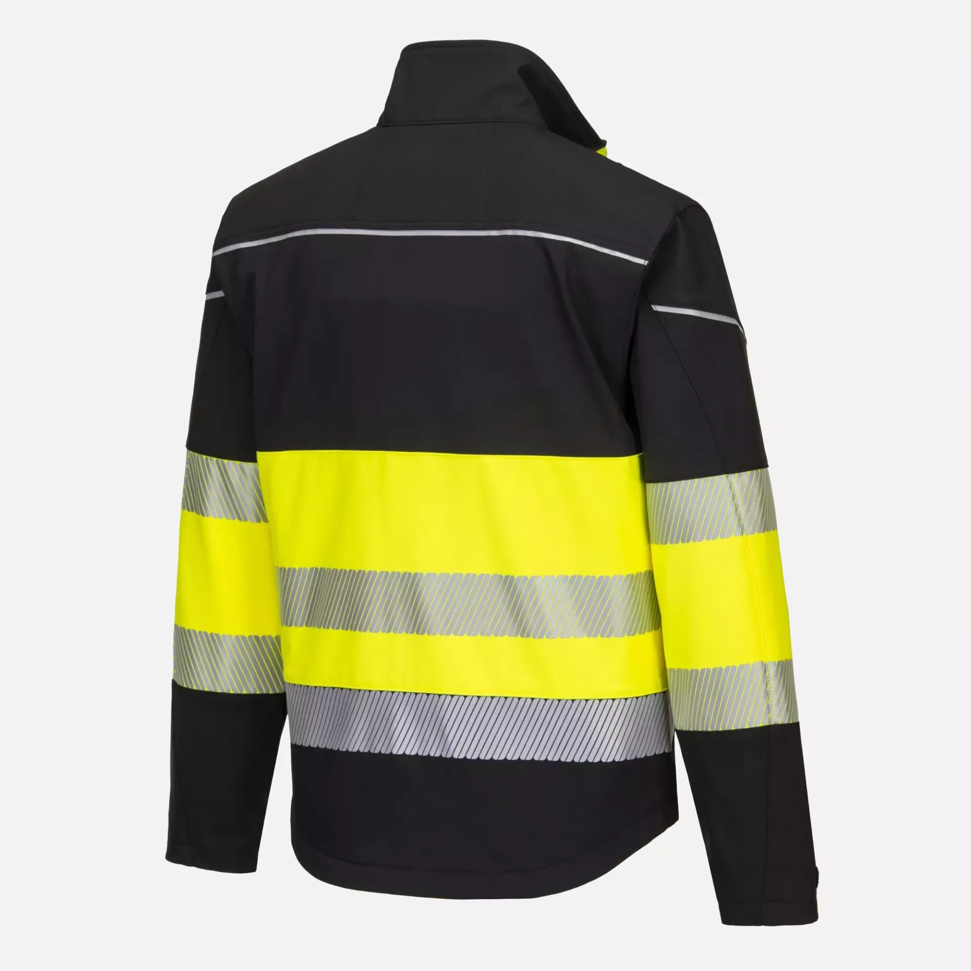 Portwest PW375BKY, PW3 Hi-Vis Class 1 Softshell (3L), Black/Yellow, image 4