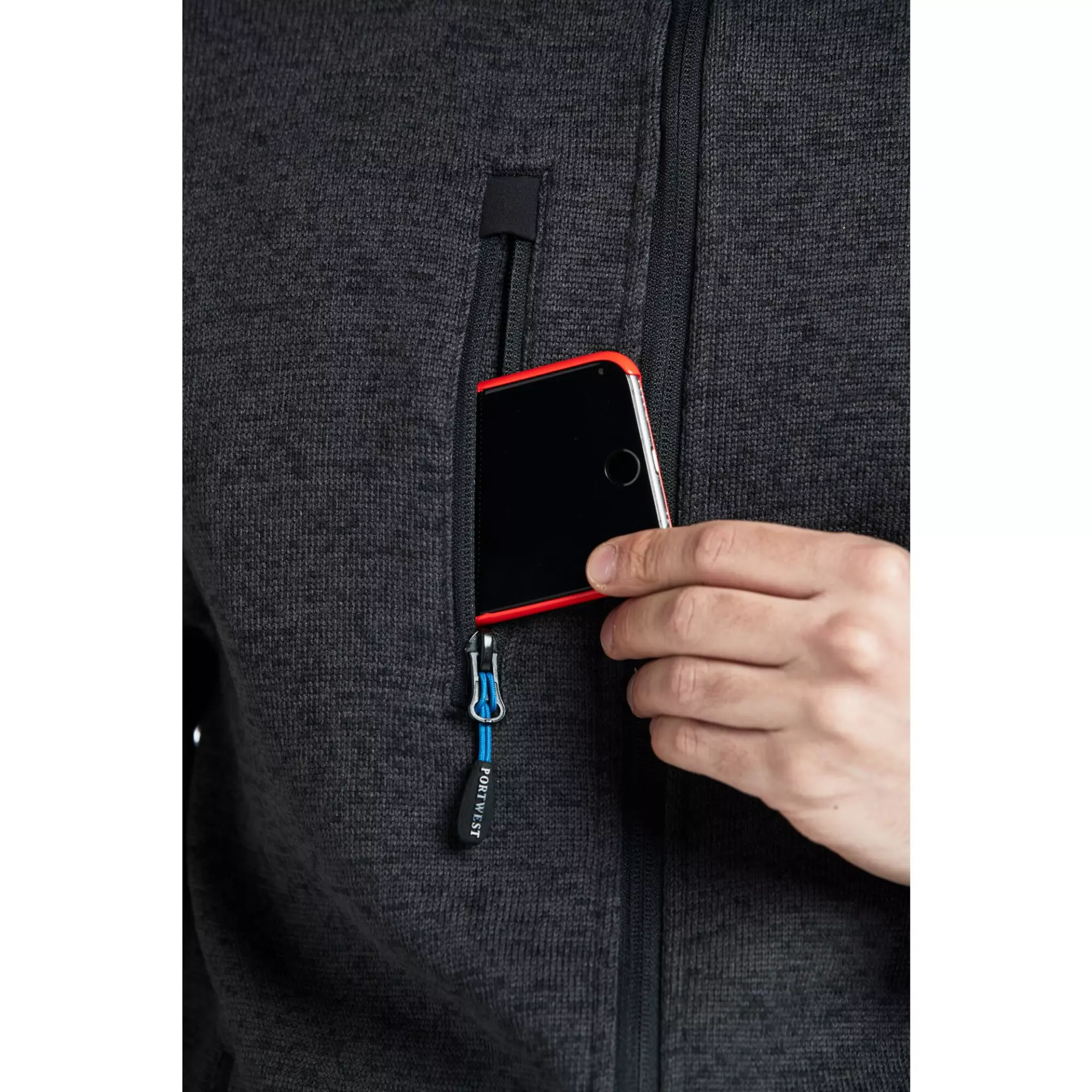 Portwest T830GMR, KX3 Performance Fleece, Grey Marl, image 6