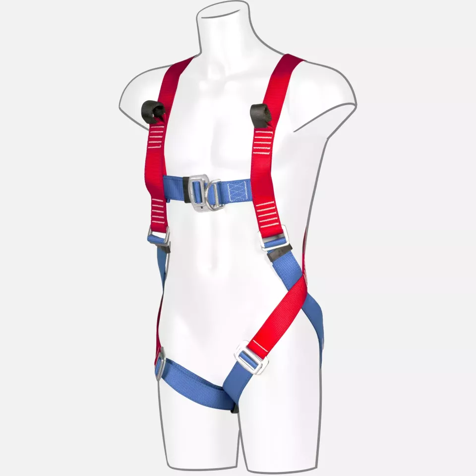 Portwest FP13RER, 2 Point Harness, Red, image 4, gallery thumbnail