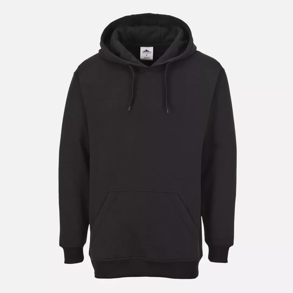 Portwest B302BKR, Roma Hoodie, Black, image 1, gallery thumbnail