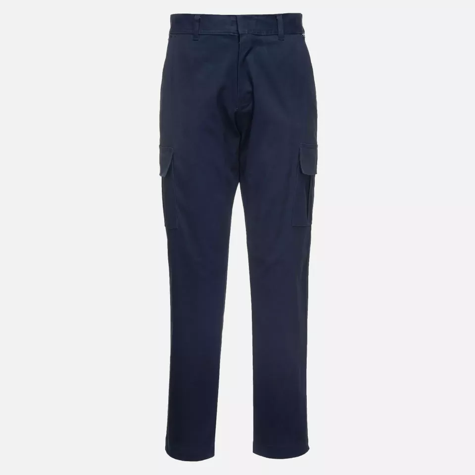 Portwest S231DNS, WX2 Eco Stretch Slim Fit Combat Trousers, Dark Navy Short, image 1, gallery thumbnail