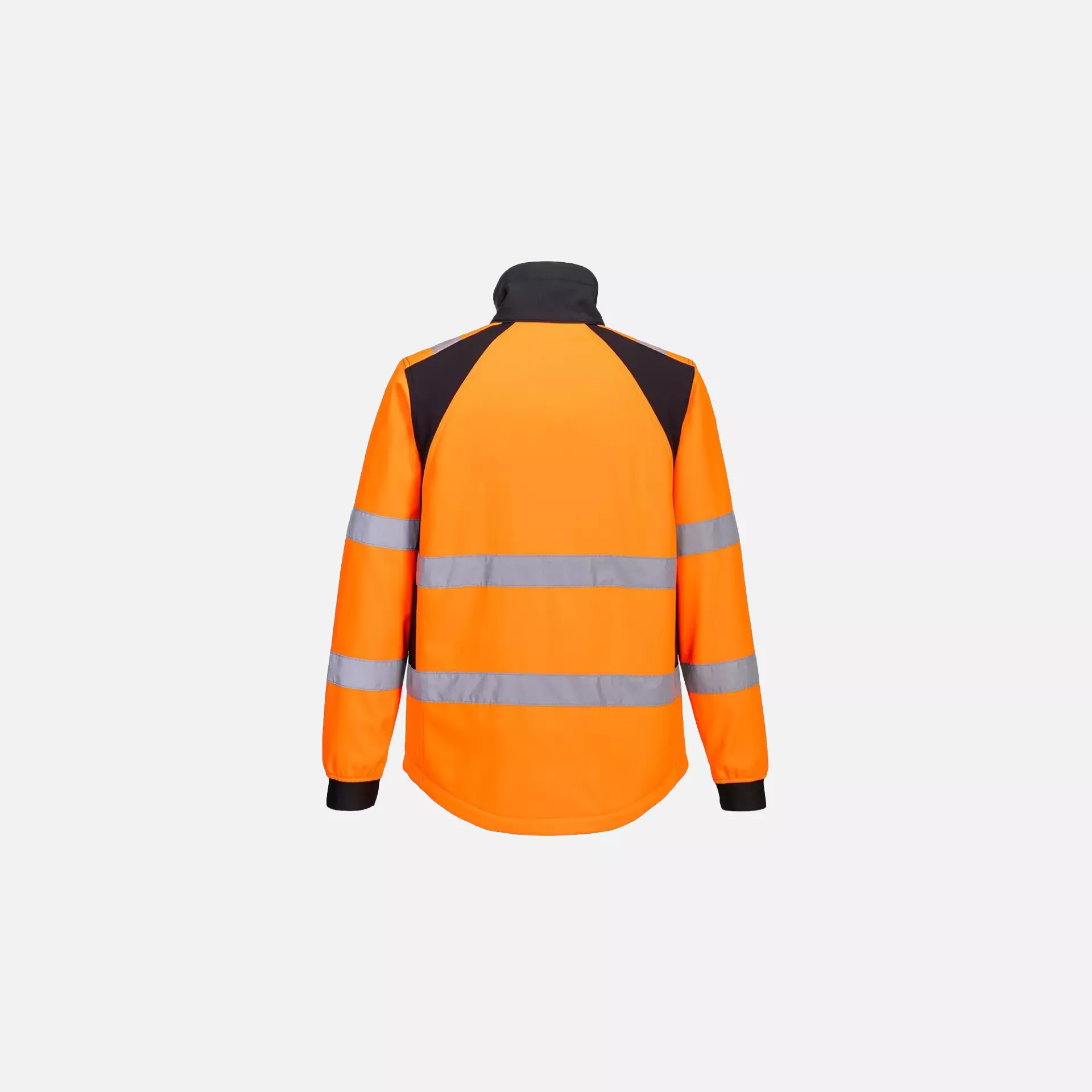 Portwest CD875OBR, WX2 Eco Hi-Vis Softshell (2L), Orange/Black, image 2