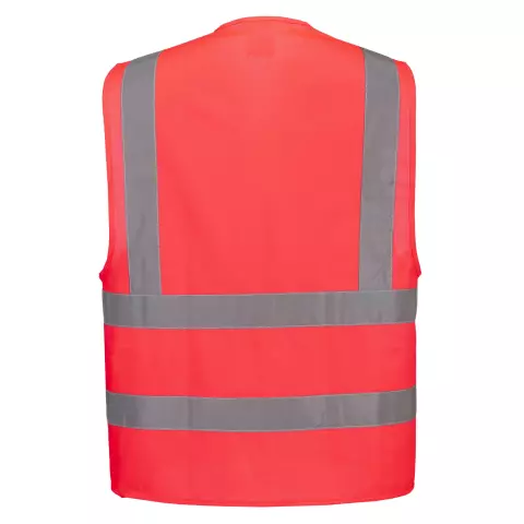 Portwest Hi-Vis Band and Brace Vest, Red