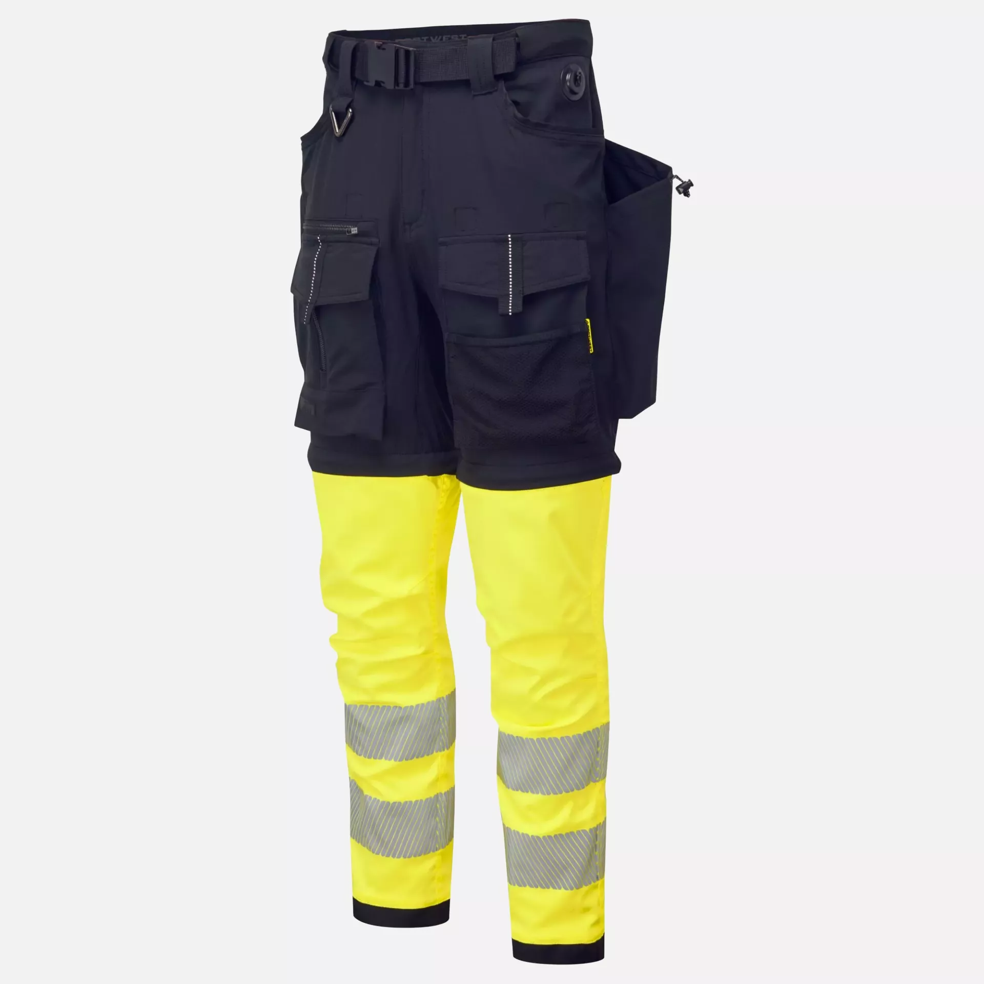 Portwest BX321BKY, Ultimate Modular 3-in-1 Trousers, Black/Yellow, image 3