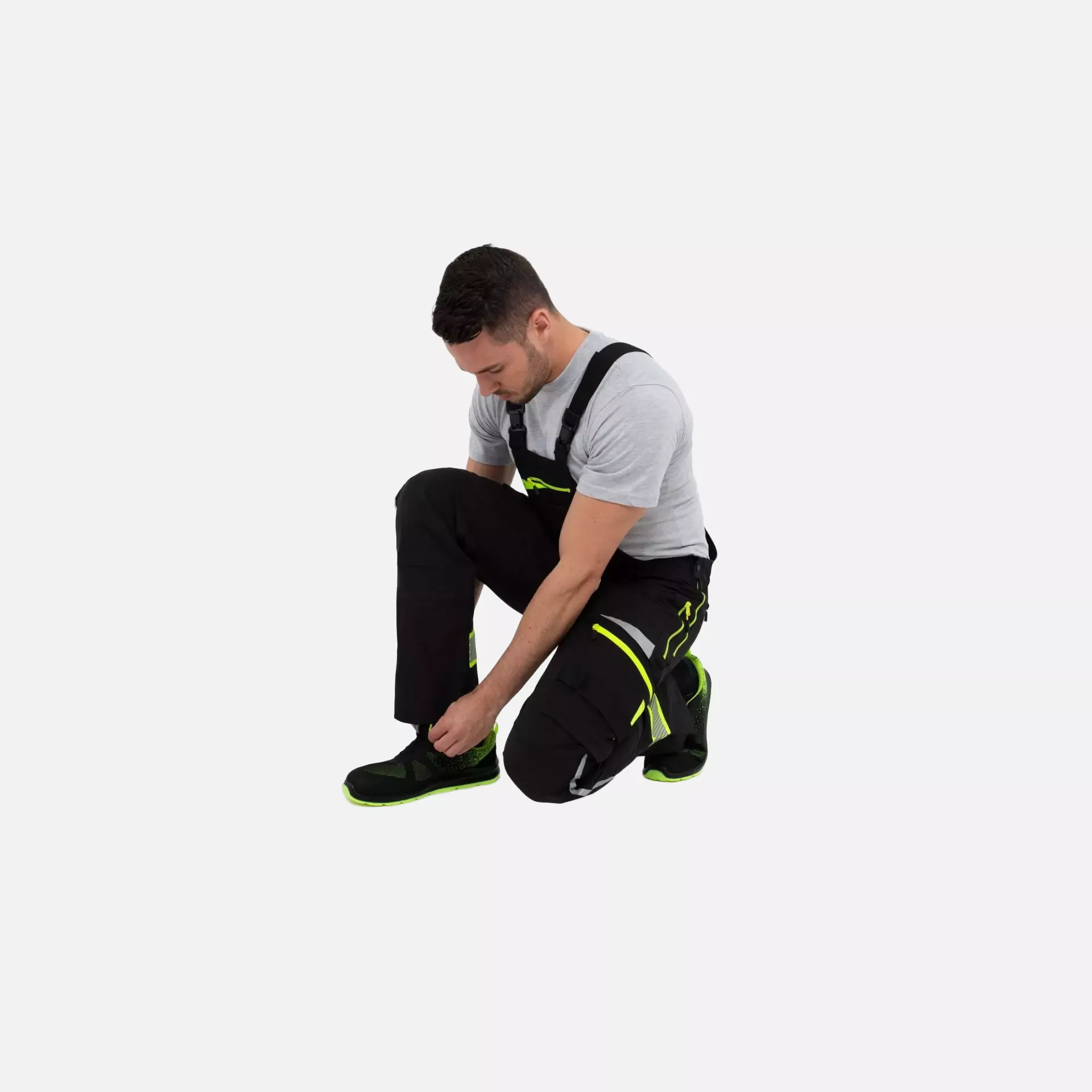 Portwest DX441BKR, DX4 Work Bib and Brace, Black, image 8