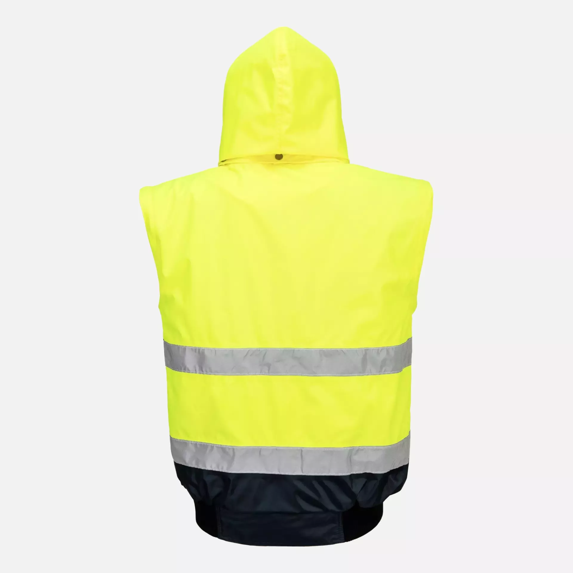 Portwest C465YNR, Hi-Vis 3-in-1 Contrast Bomber Jacket, Yellow/Navy, image 8