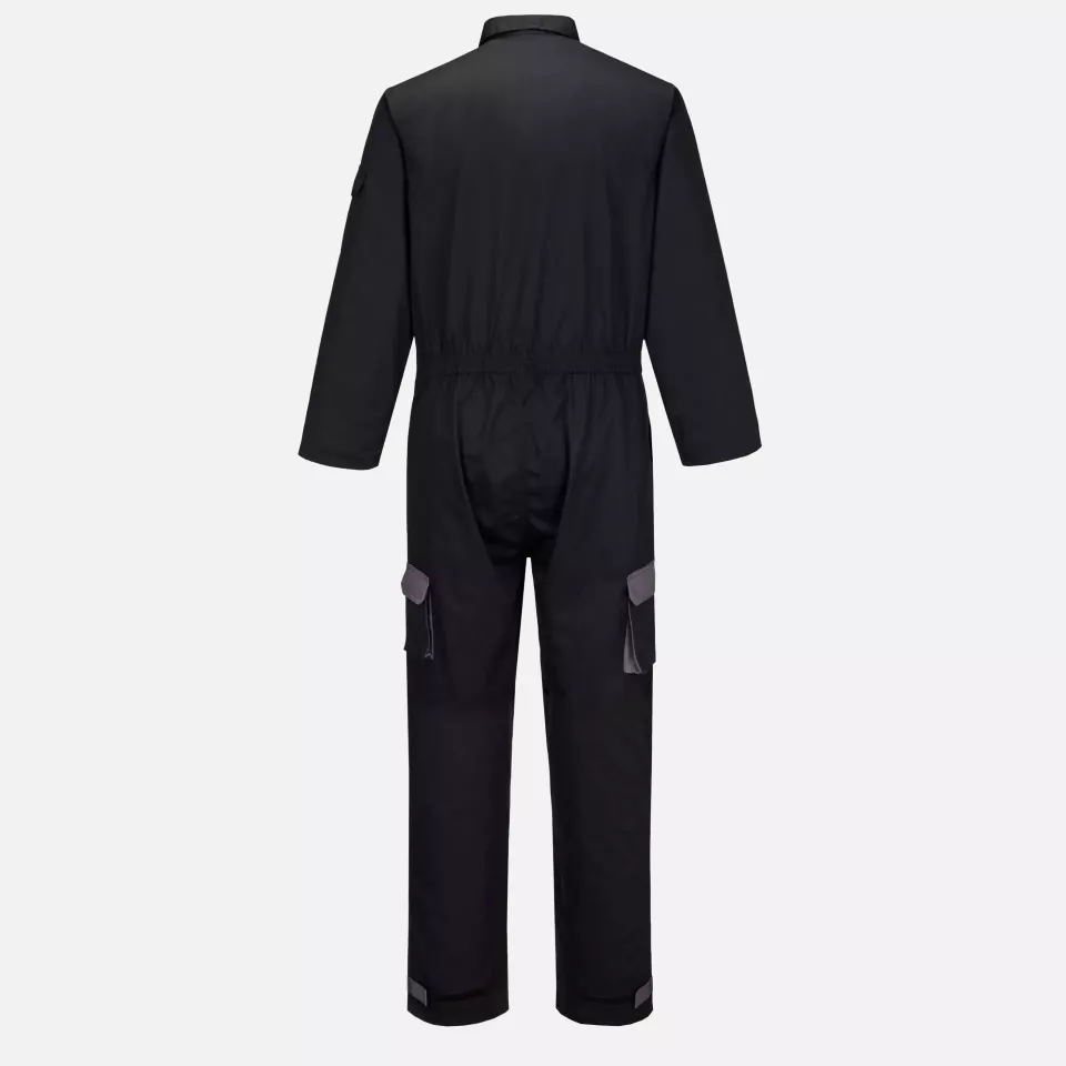 Portwest TX15BKR, Texo Contrast Coverall, Black, image 2, gallery thumbnail