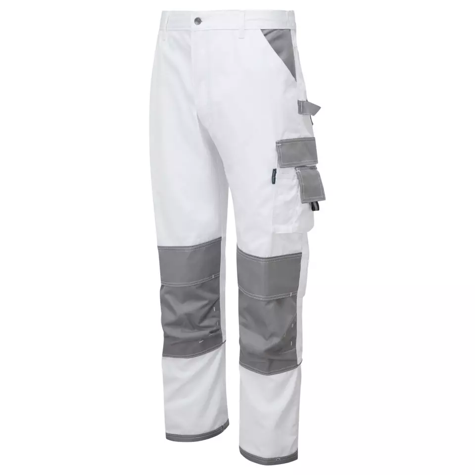 Portwest KS54WHR, Painters Pro Trousers, White, image 5, gallery thumbnail