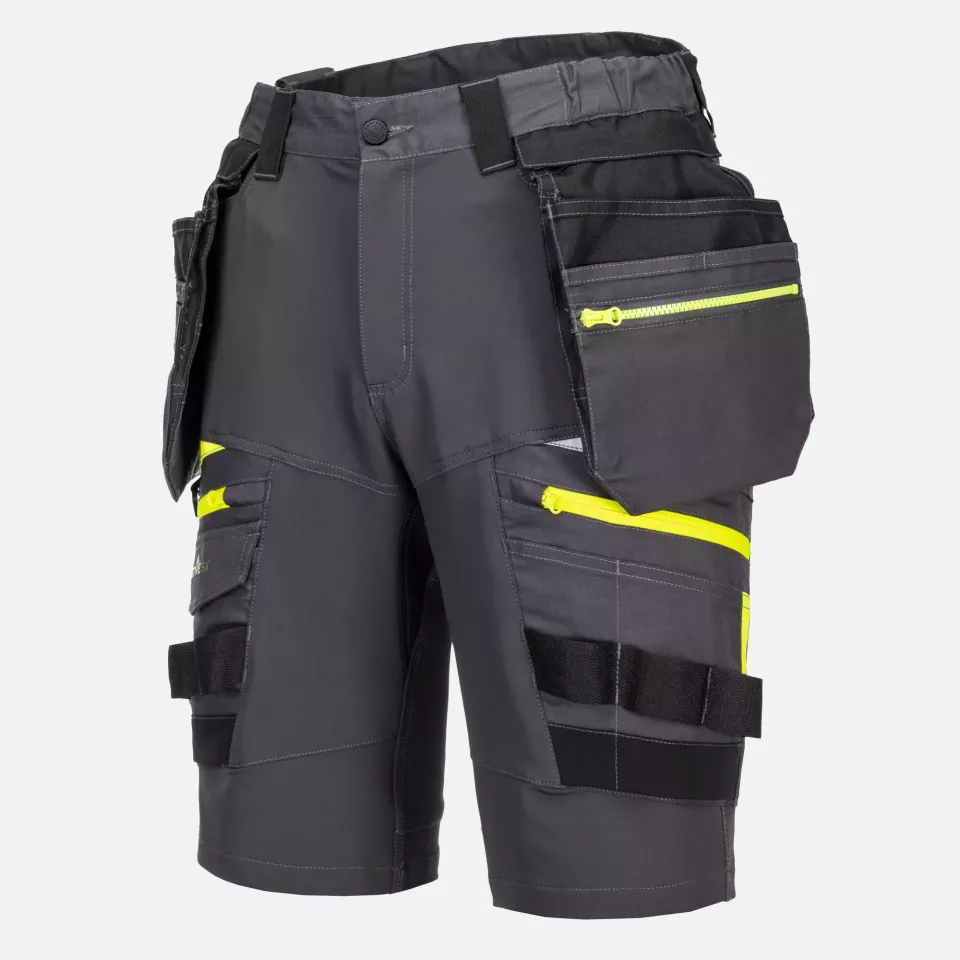 Portwest DX444MGR, DX4 Shorts mit abnehmbaren Holstertaschen, Metallgrau, image 3, gallery thumbnail