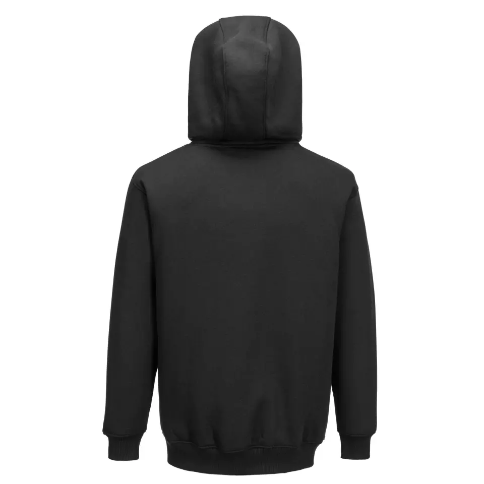 Portwest B302BKR, Roma Hoodie, Black, image 2, gallery thumbnail