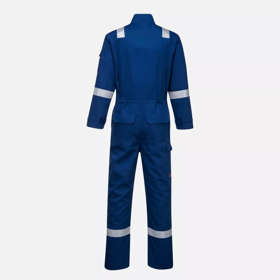 Portwest FR93RBR, Bizflame Industry Coverall, Royal Blue, image 2, gallery thumbnail