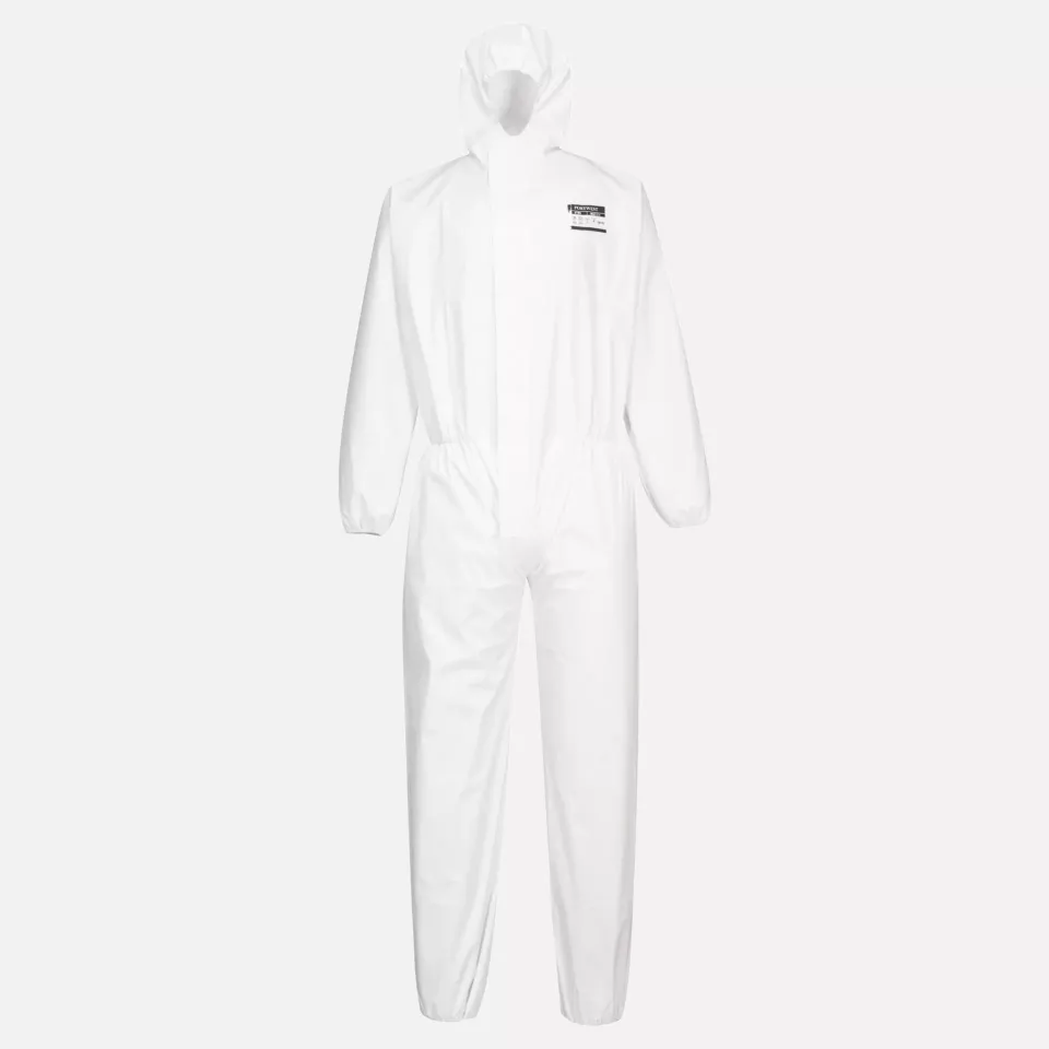 Portwest ST90WHR, BizTex Pro Coverall Type 5/6, White, image 1, gallery thumbnail