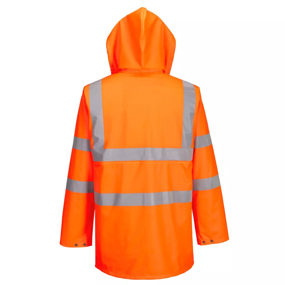 Portwest RT50ORR, Sealtex Ultra Hi-Vis Rain Jacket, Orange, image 2, gallery thumbnail