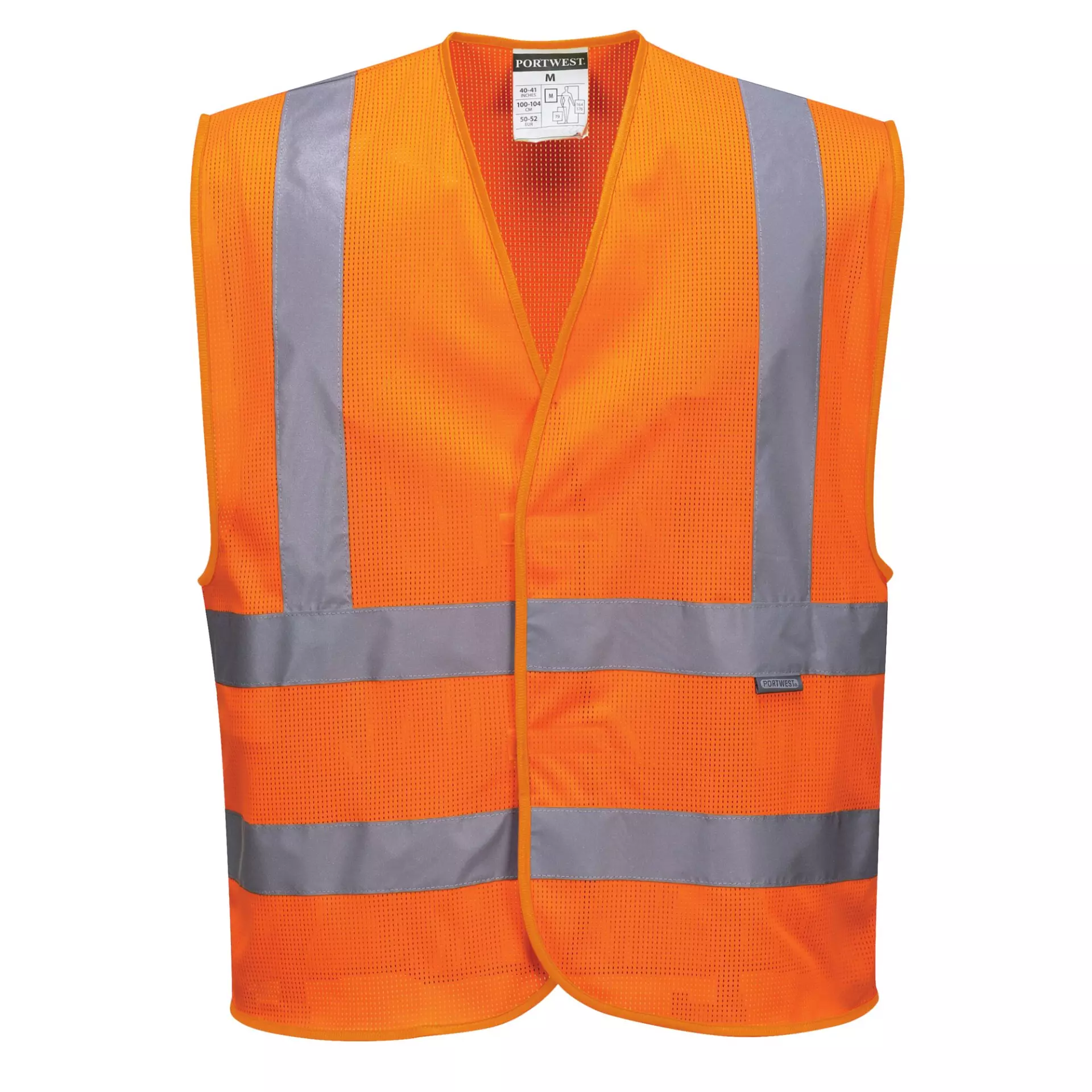 Portwest C370ORR, Hi-Vis Mesh Band and Brace Vest, Orange, image 1