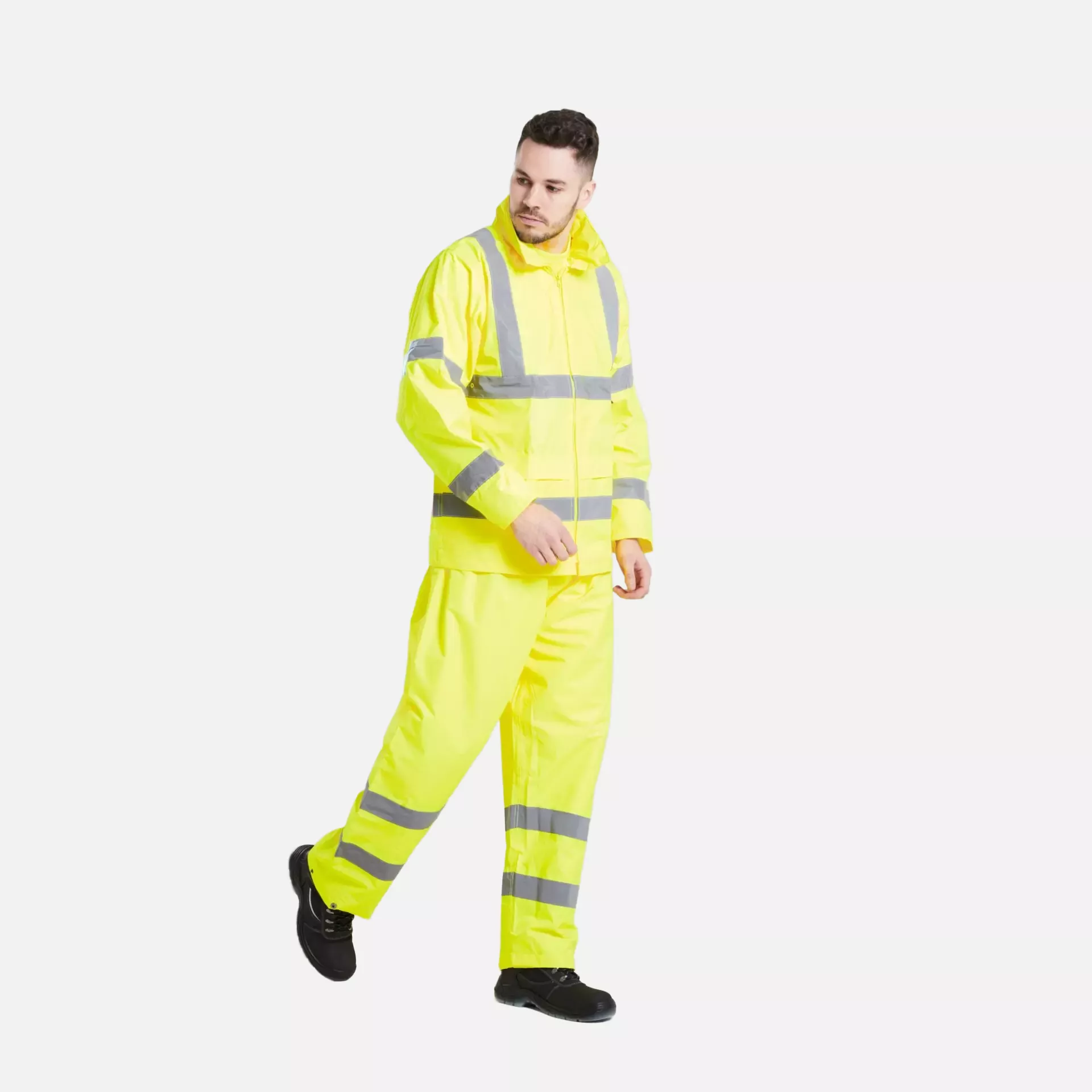 Portwest H440YER, Hi-Vis Rain Jacket, Yellow, image 7