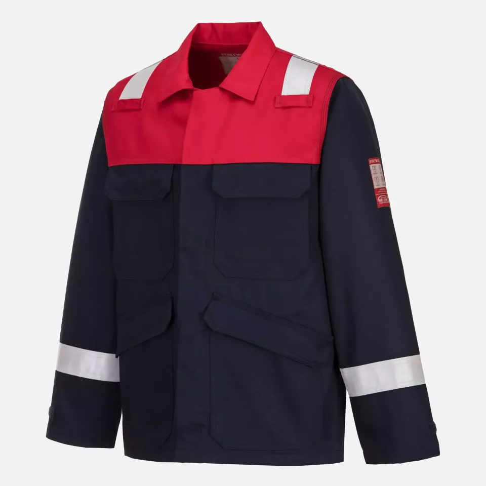 Portwest FR55NAR, Bizflame Work FR Jacket, Navy, image 4, gallery thumbnail