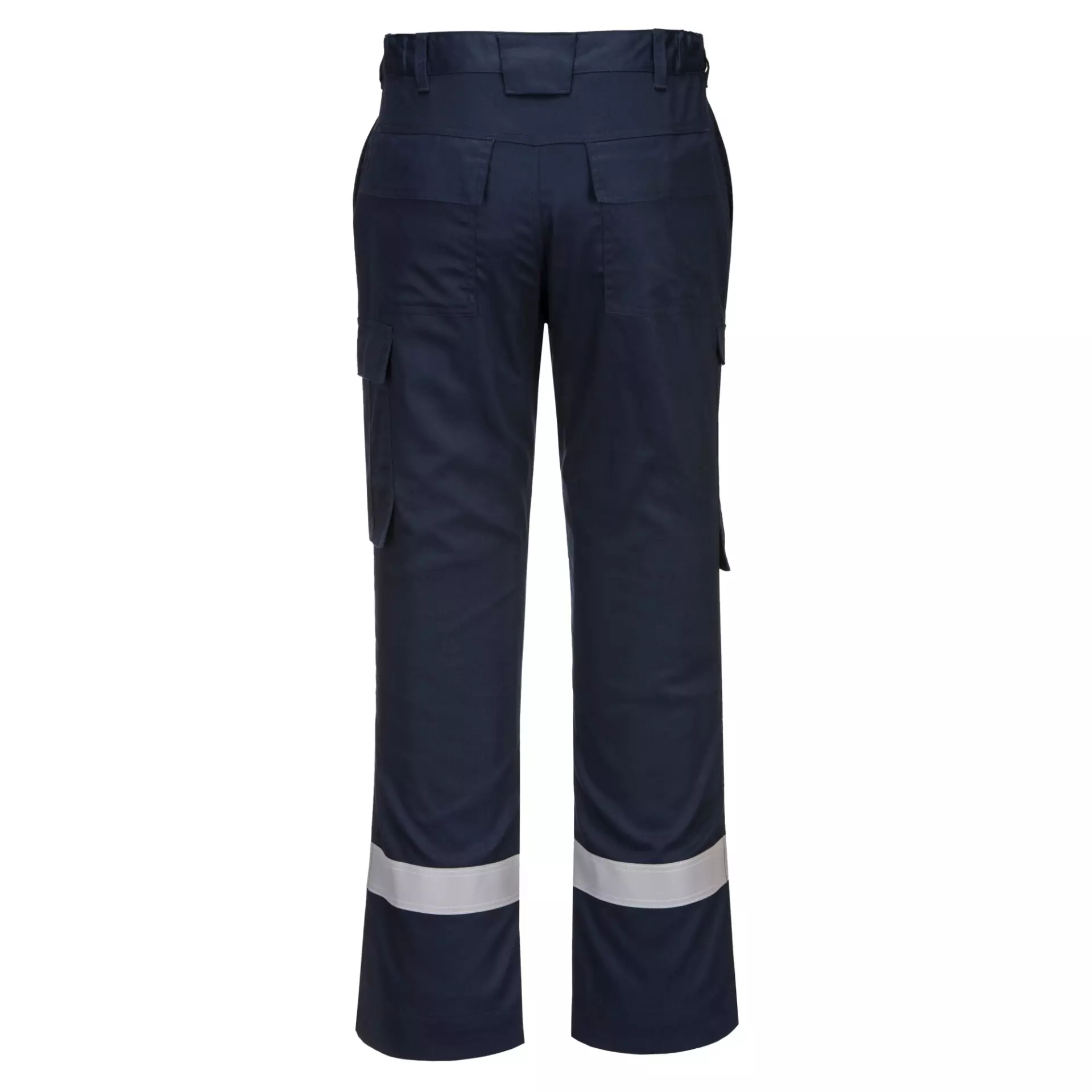 Portwest FR401NAR, Bizflame Work Lightweight Stretch Panelled Trousers, Navy, image 2