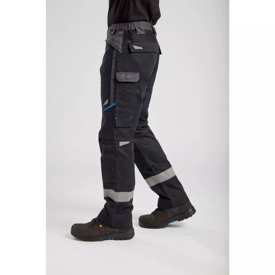 Portwest FR402BKR, WX3 FR Modaflame Service Trousers, Black, image 3, gallery thumbnail