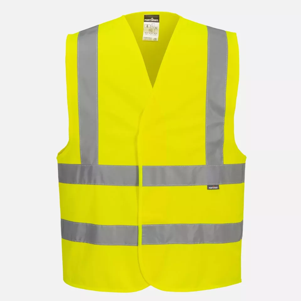 Portwest C470YER, Hi-Vis Warnschutzweste, Gelb, image 1, gallery thumbnail