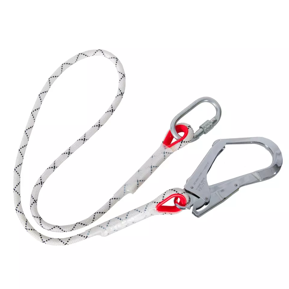 Portwest FP20WHR, Kernmantle 1.5m Restraint Lanyard, White, image 1, gallery thumbnail