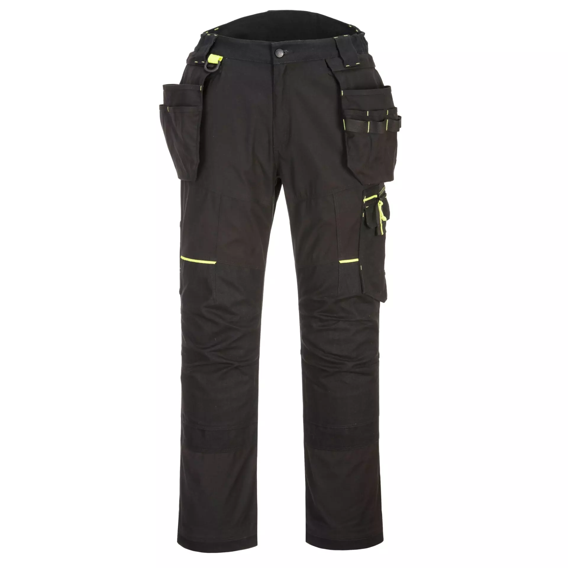 Portwest T706BKR, WX3 Eco Stretch Holster Trousers, Black