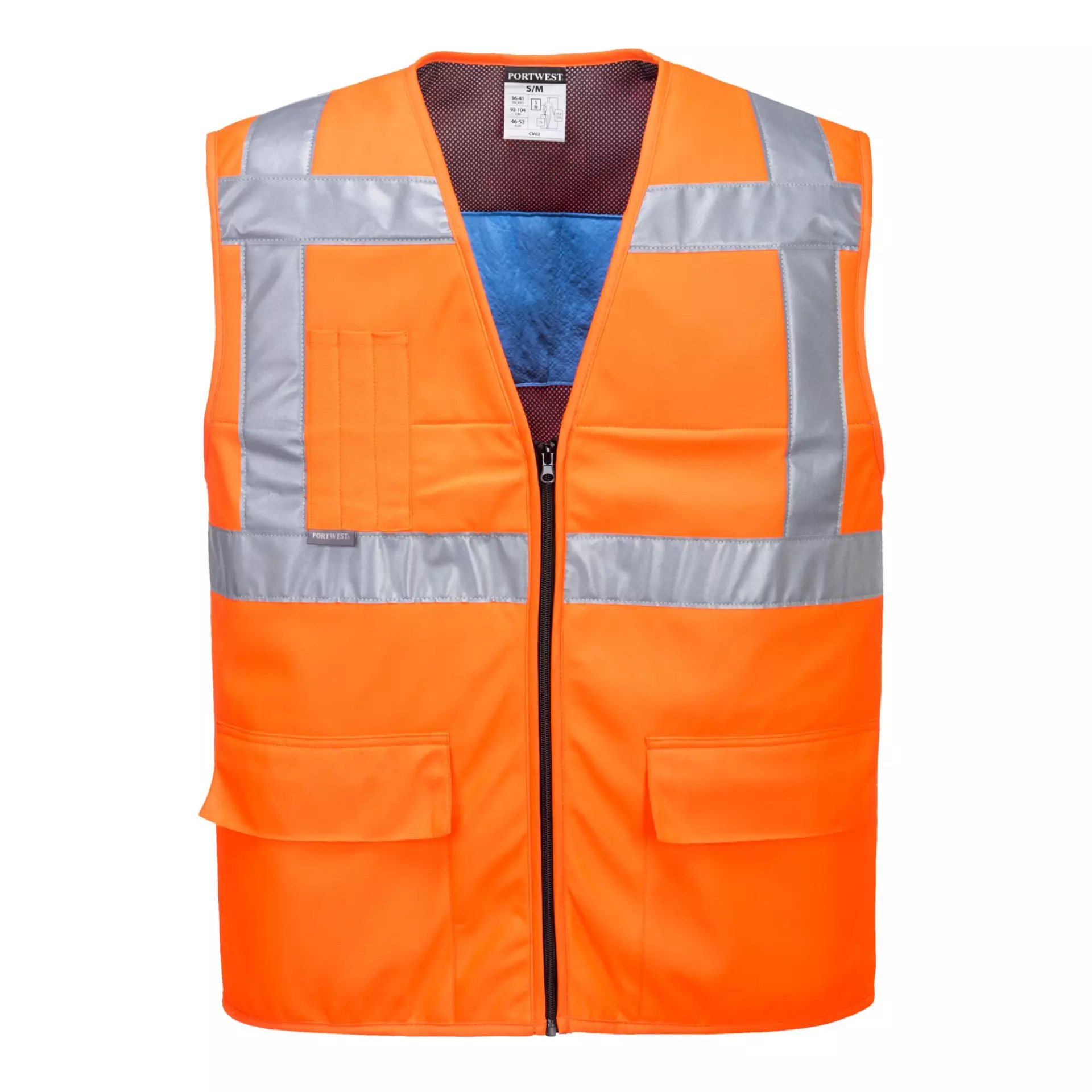 Portwest CV02ORR, Hi-Vis Cooling Vest, Orange, image 1