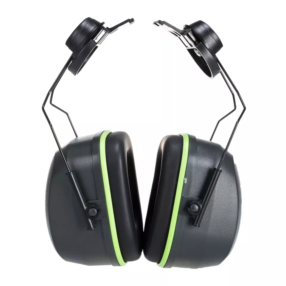 Portwest PS45GRR, Premium Clip-On Ear Defenders, Grey, image 1, gallery thumbnail