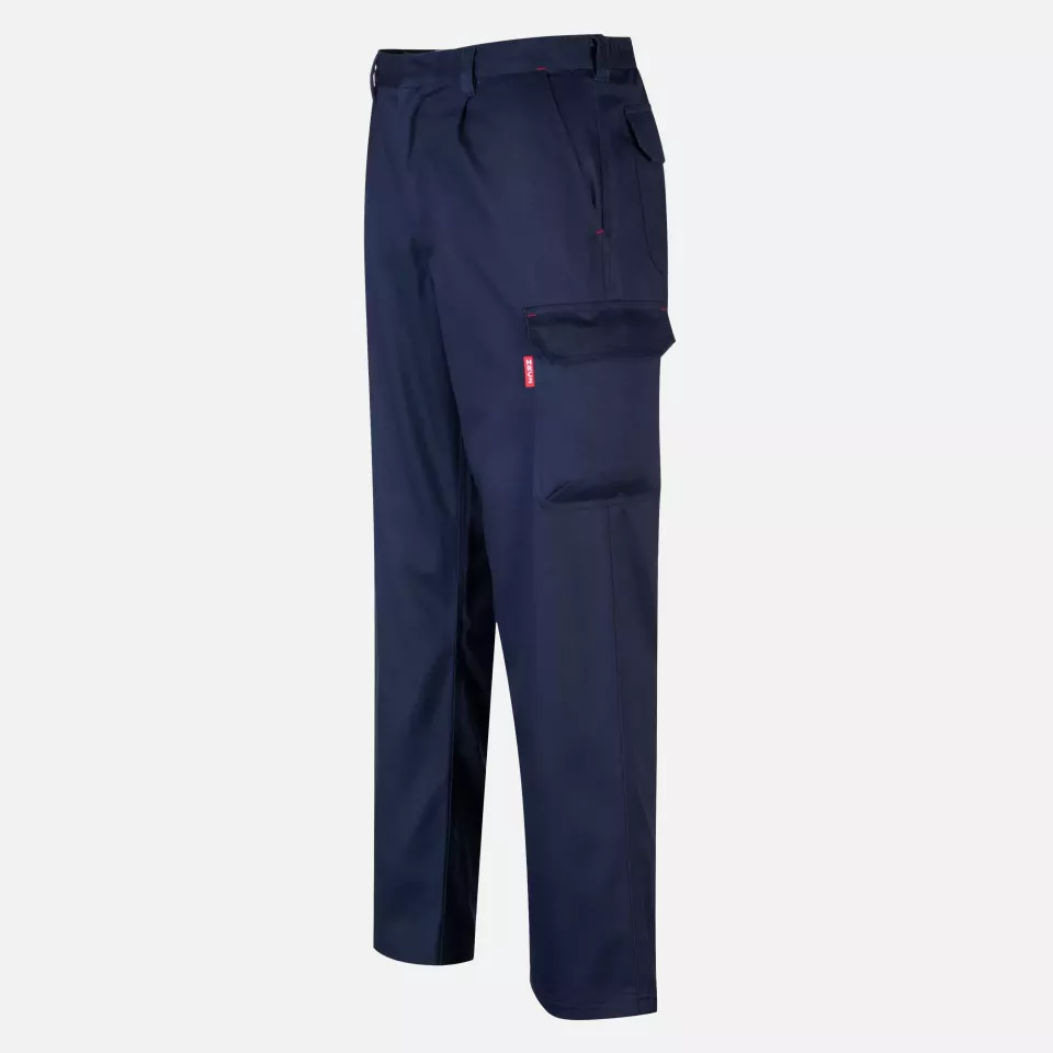 Portwest BZ31NAR, Bizweld FR Cargo Trousers, Navy, image 5, gallery thumbnail