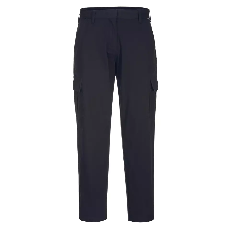 Portwest S233BKR, WX2 Eco Women's Stretch Cargo Trousers, Black, image 1, gallery thumbnail