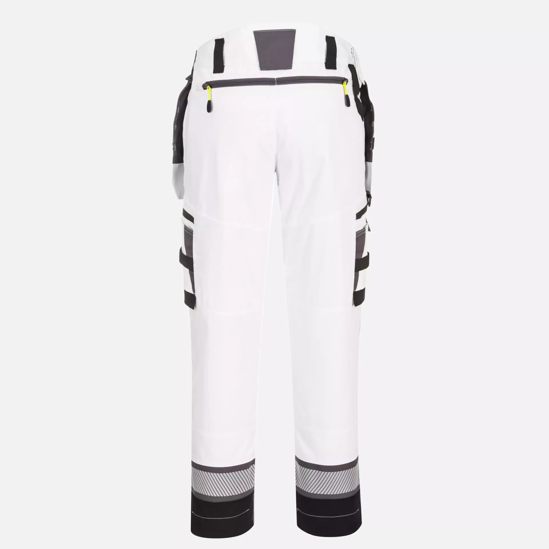 Portwest DX440WGR, DX4 Detachable Holster Pocket Trousers, White/Grey, image 2