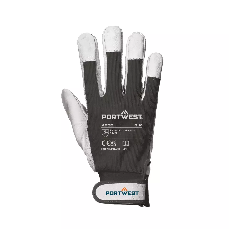 Portwest A250BKR, Tergsus Glove, Size XXL, Black