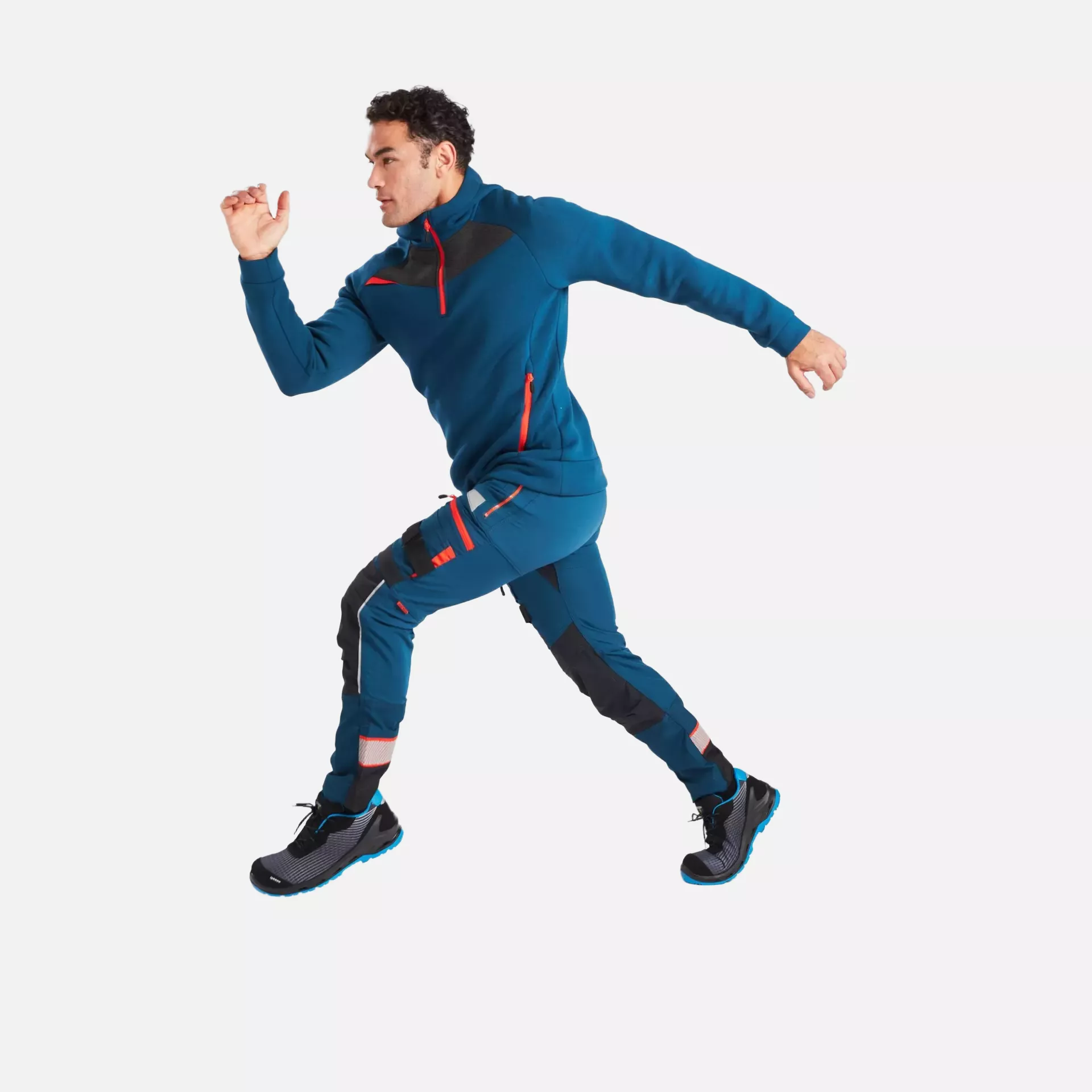 Portwest DX467MBR, DX4 Hoodie mit kurzem Reißverschluss, Metro Blau, image 3