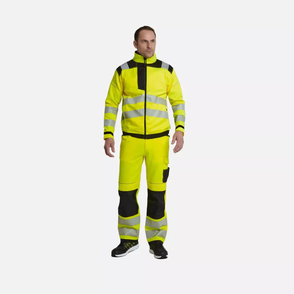 Portwest T500YBR, PW3 Hi-Vis Work Jacket, Yellow/Black, image 9, gallery thumbnail