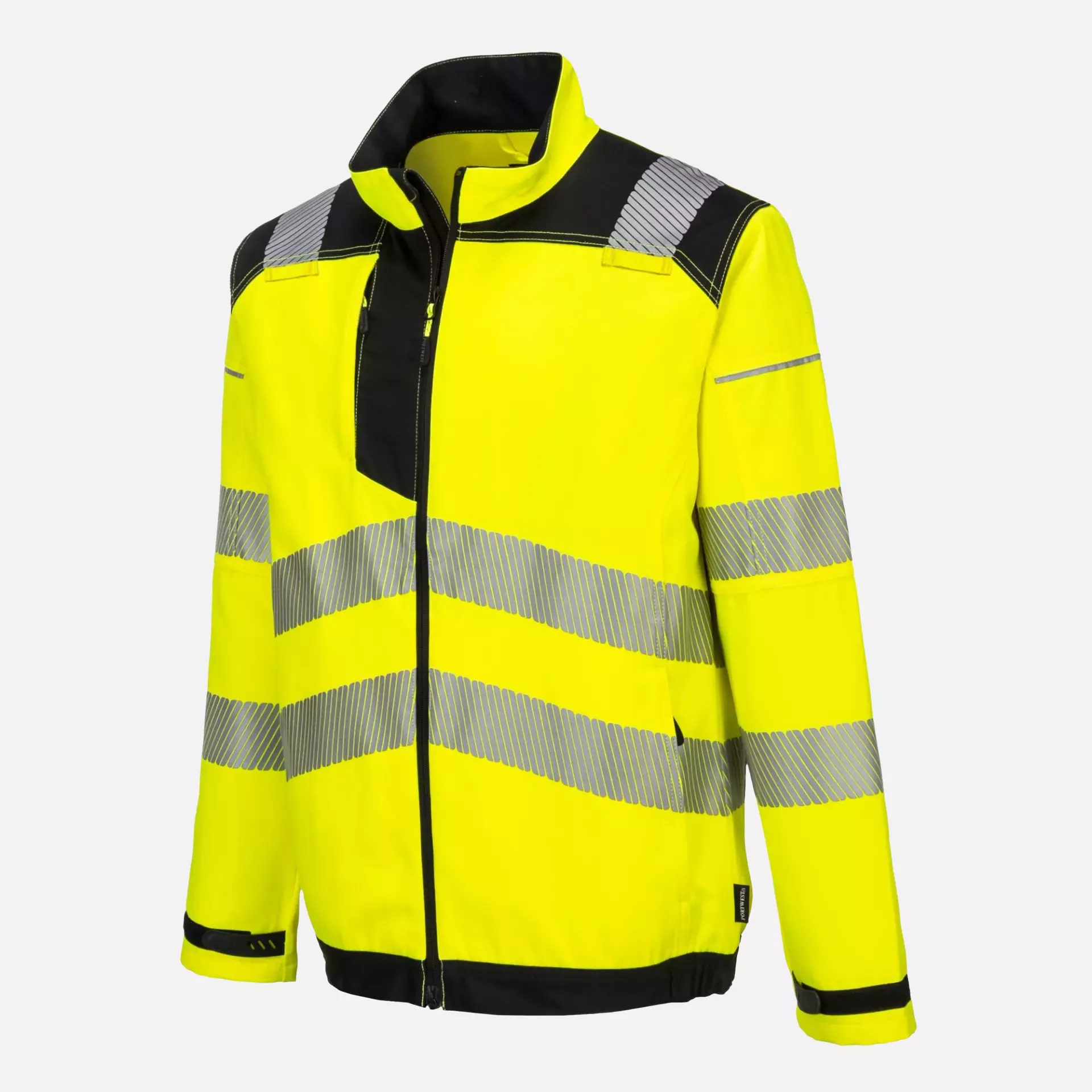 Portwest T500YBR, PW3 Hi-Vis Work Jacket, Yellow/Black, image 3