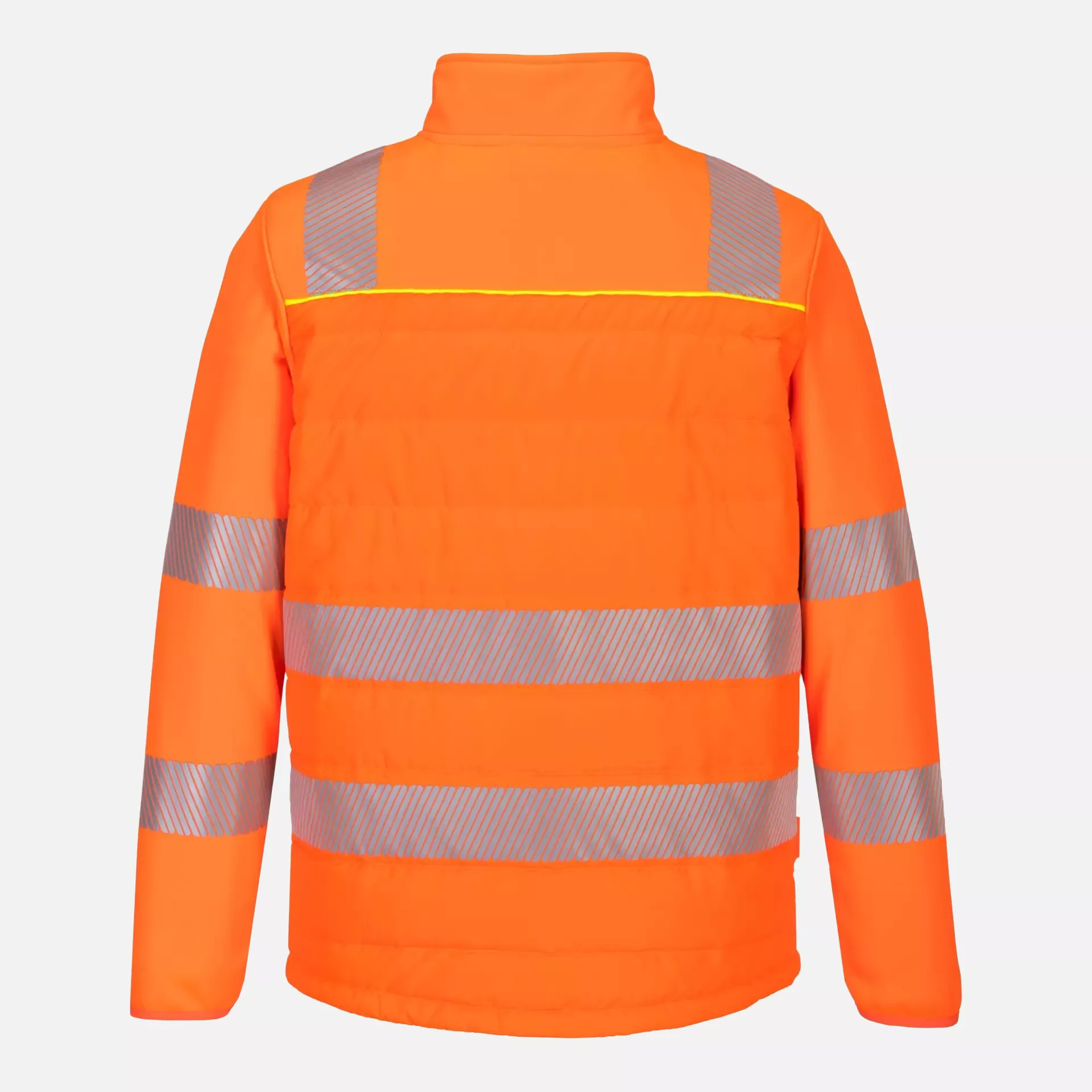 Portwest DX473OBR, DX4 Hi-Vis Hybrid Baffle Jacket, Orange/Black, image 2