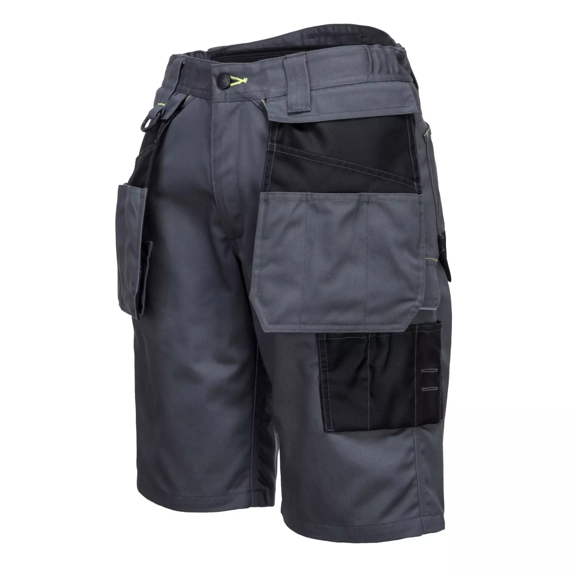 Portwest PW345ZBR, PW3 Holster Work Shorts, Zoom Grey/Black, image 3