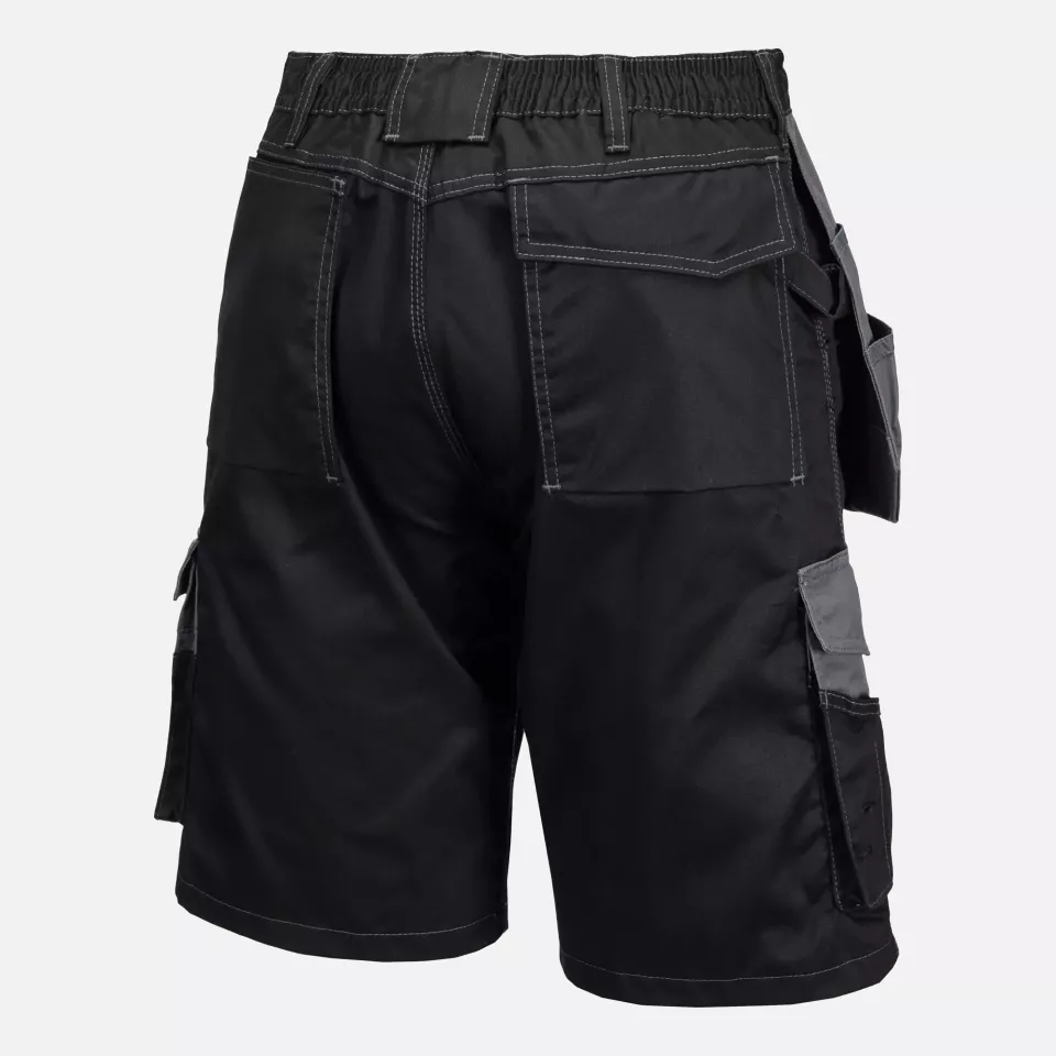 Portwest KS18BZR, Granite Holster Shorts, Black/Zoom Grey, image 2, gallery thumbnail
