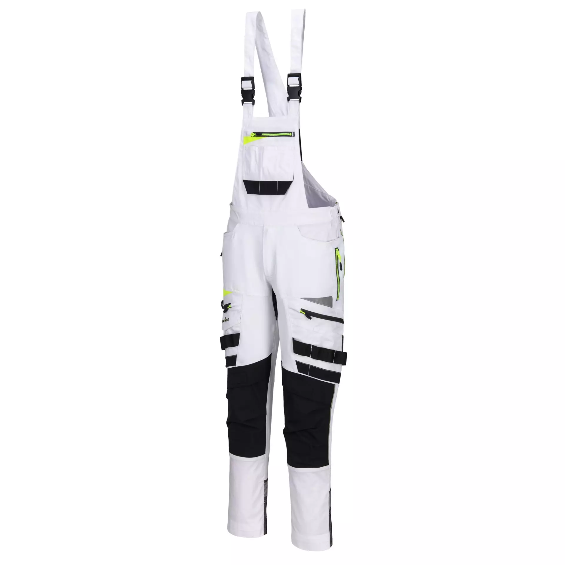 Portwest DX441WGR, DX4 Work Bib and Brace, White/Grey, image 2