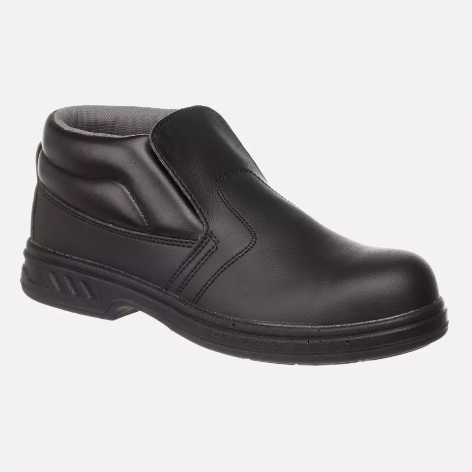 Portwest FW83BKR, Steelite Slip On Safety Boot S2 FO SR, Black, image 1, gallery thumbnail