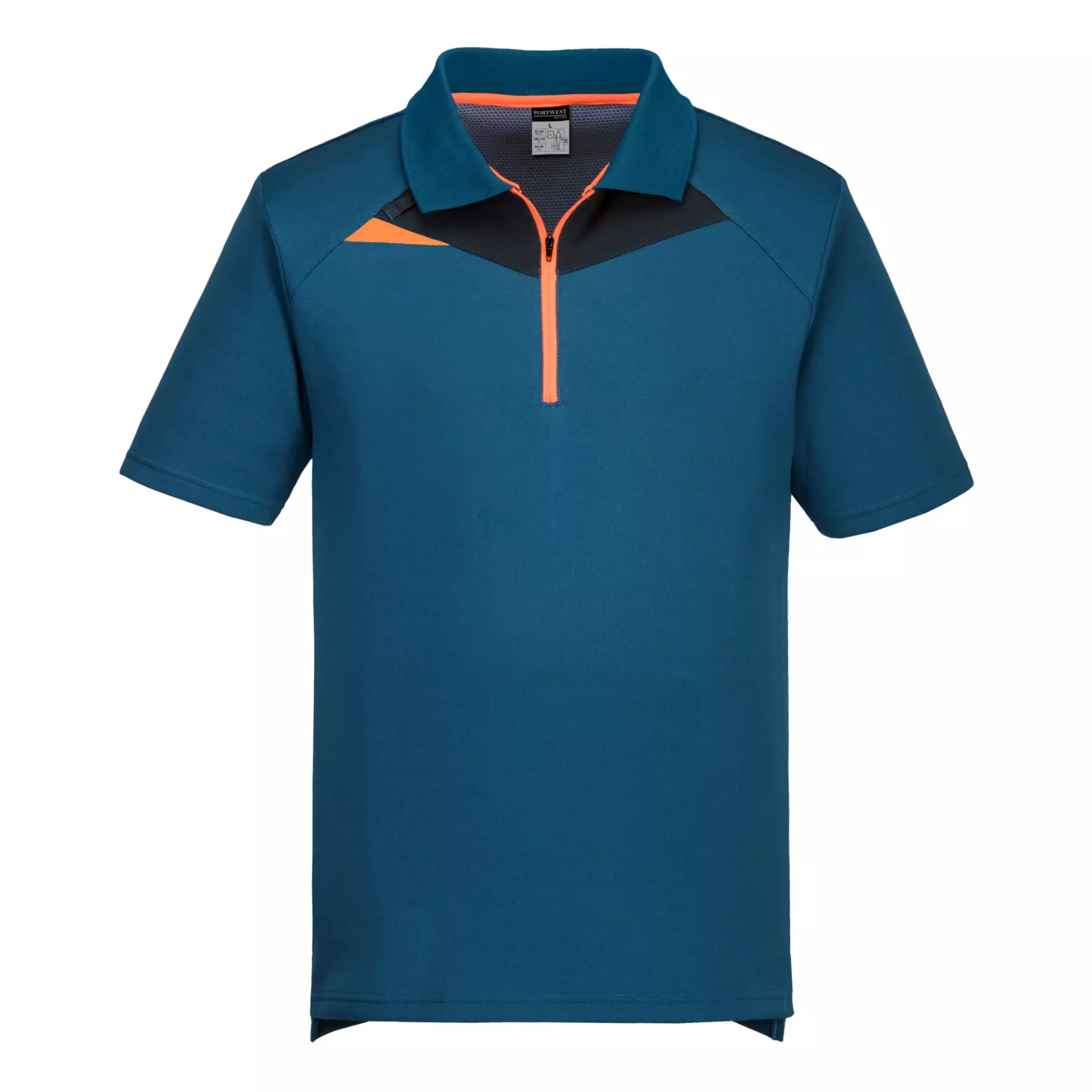 Portwest DX410MBR, DX4 Polo Shirt S/S, Metro Blue