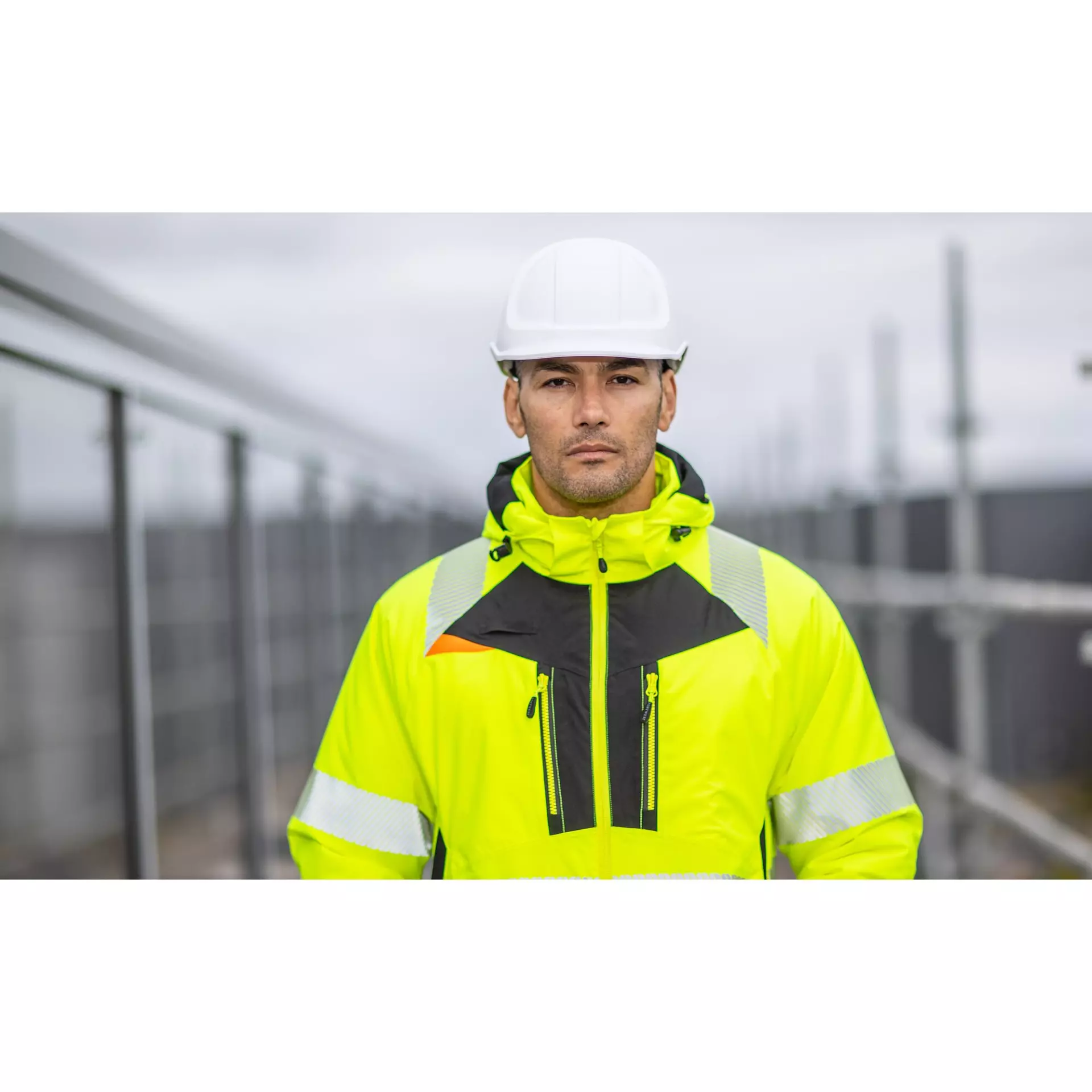 Portwest DX461YBR, DX4 Hi-Vis Winterjacke, Gelb/Schwarz, image 4
