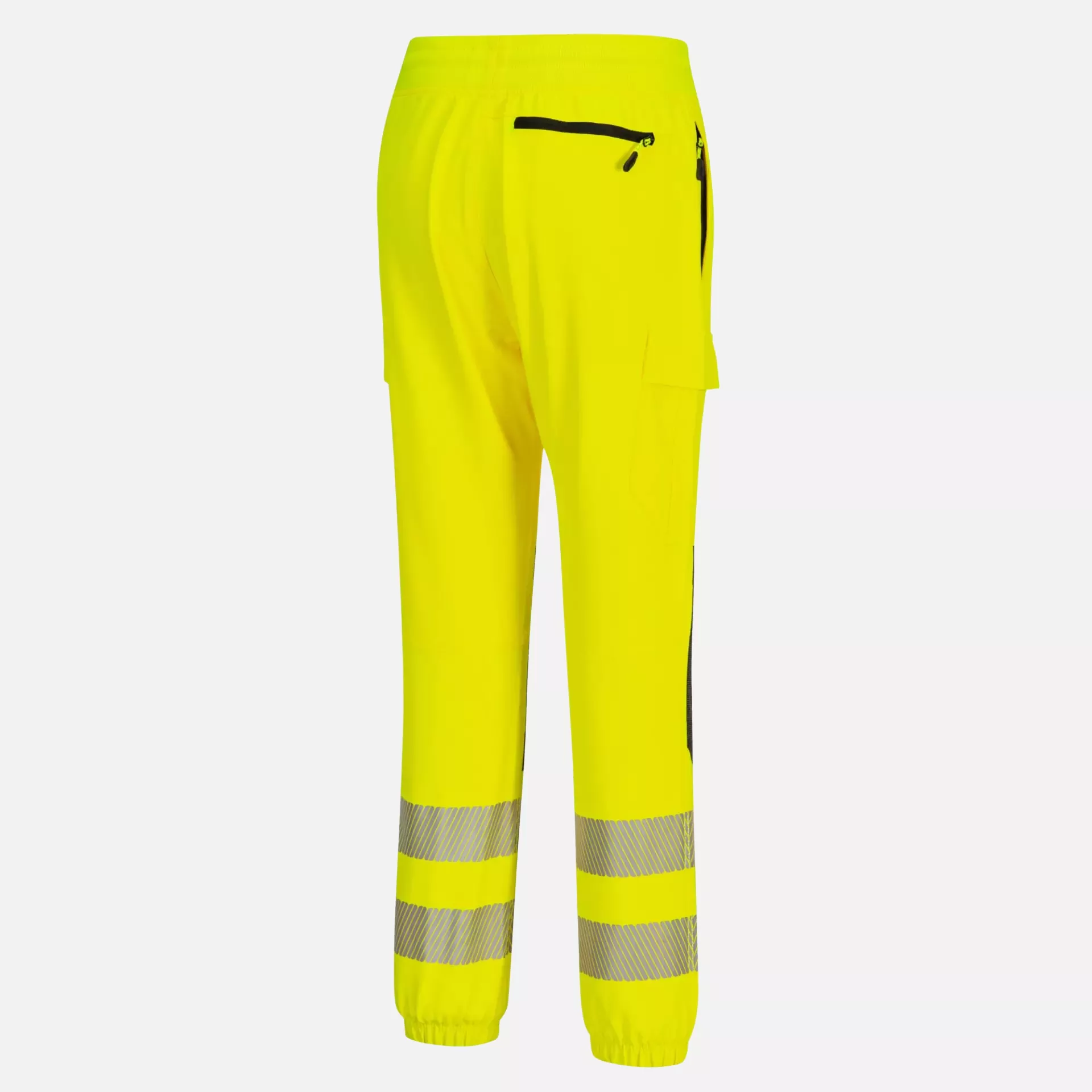 Portwest KX346YBR, PW3 Hi-Vis Flexi Jogginghose, Gelb/Schwarz, image 4