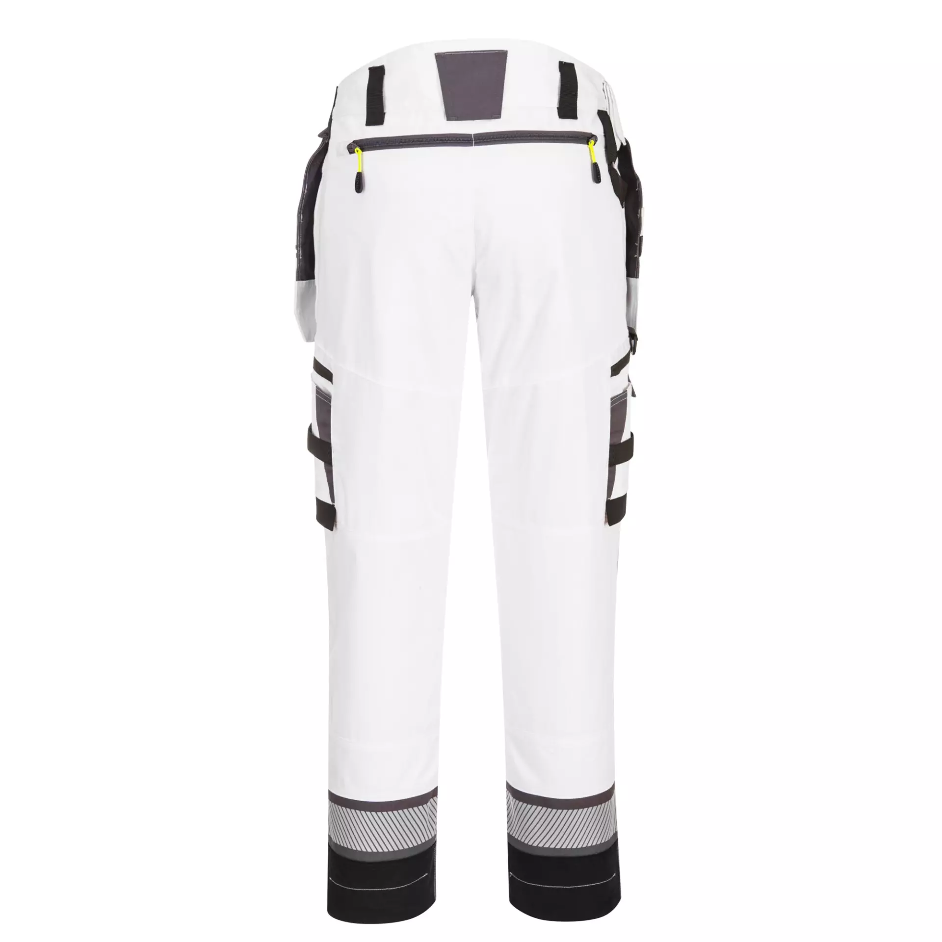 Portwest DX440WGR, DX4 Detachable Holster Pocket Trousers, White/Grey, image 2