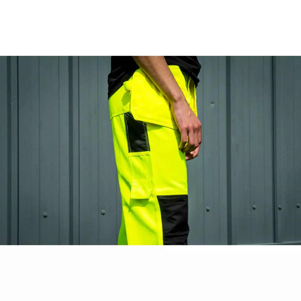 Portwest PW242OBR, PW2 Hi-Vis Holster Pocket Trousers, Orange/Black, image 4, gallery thumbnail