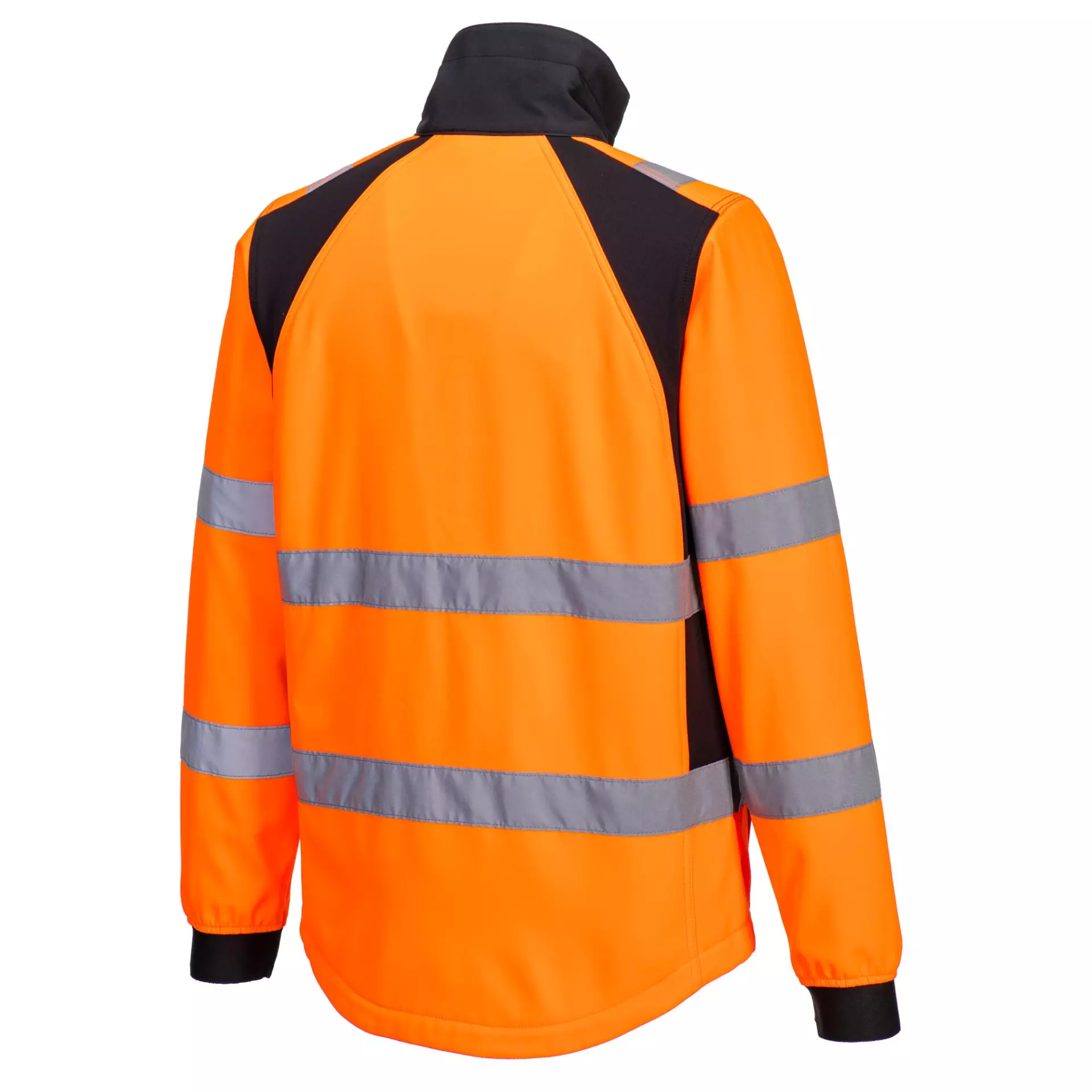 Portwest CD875OBR, WX2 Eco Hi-Vis Softshell (2L), Orange/Black, image 4