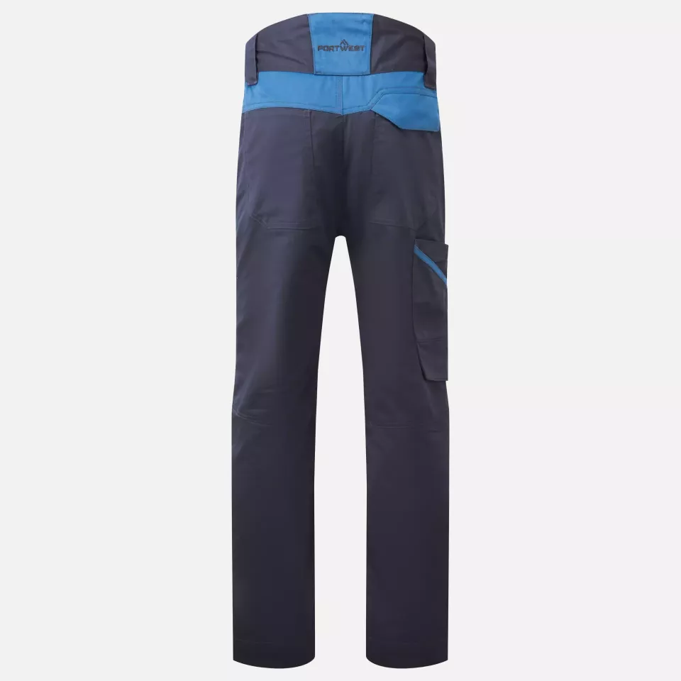 Portwest T747DNR, WX3 Industrial Wash Trousers, Dark Navy, image 2, gallery thumbnail