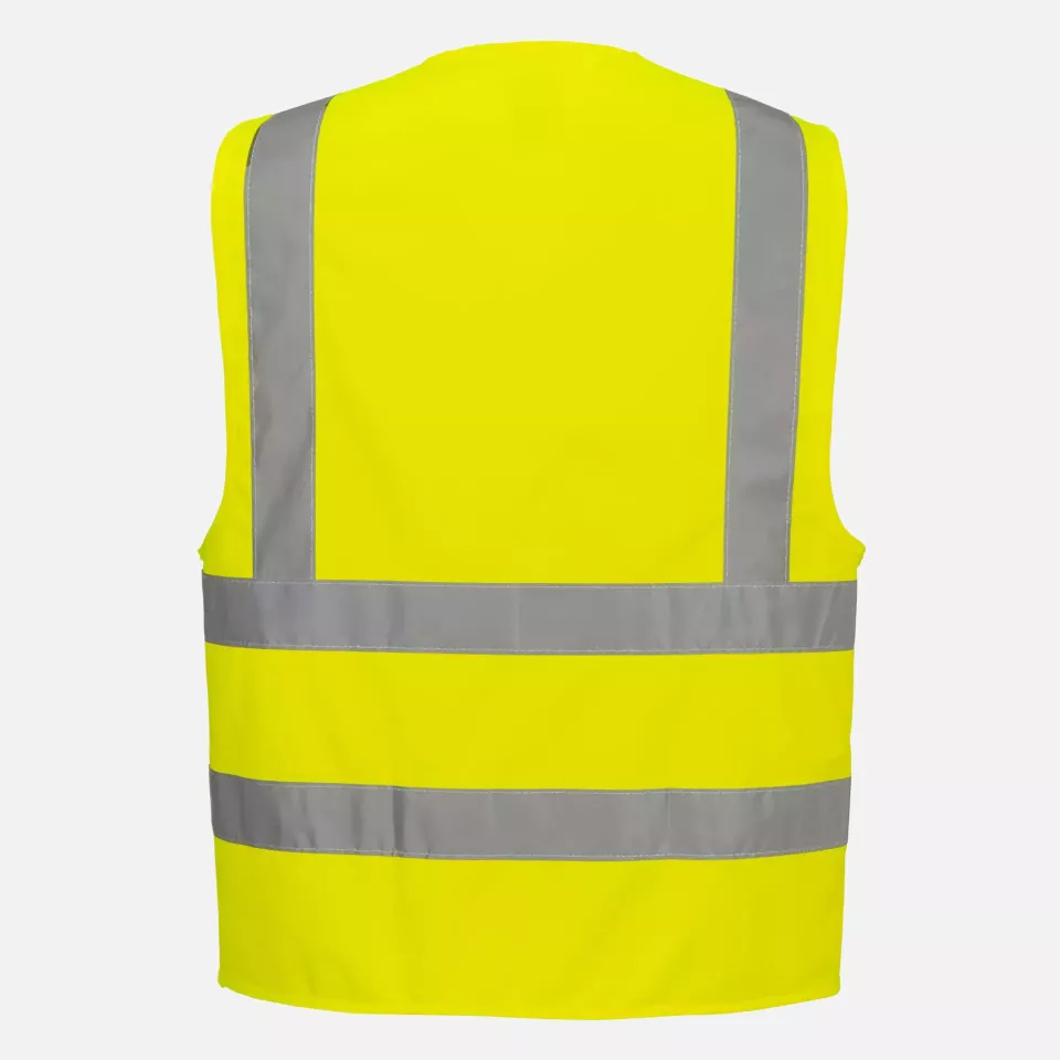 Portwest C470YER, Hi-Vis Warnschutzweste, Gelb, image 2, gallery thumbnail